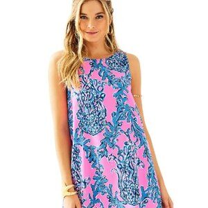 Lilly Pulitzer Kit Royal Pink Caught in the Coral Shift Dress